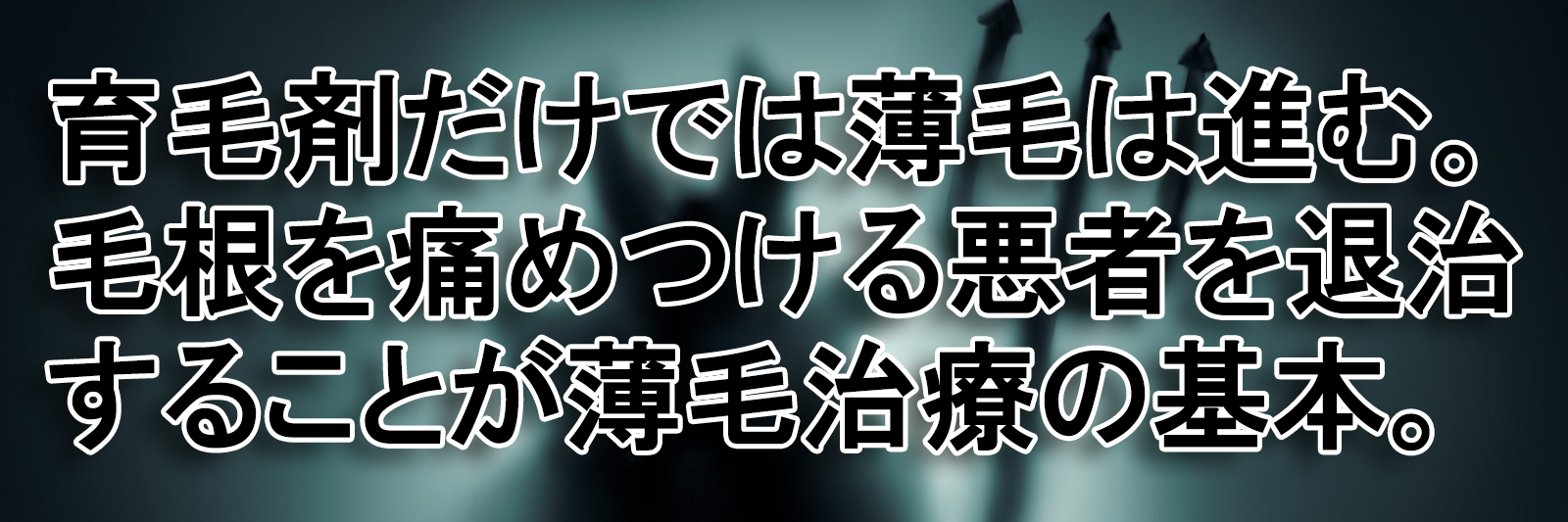 薄毛治療は、脱毛を引き起こすDHTホルモンを抑止することが基本