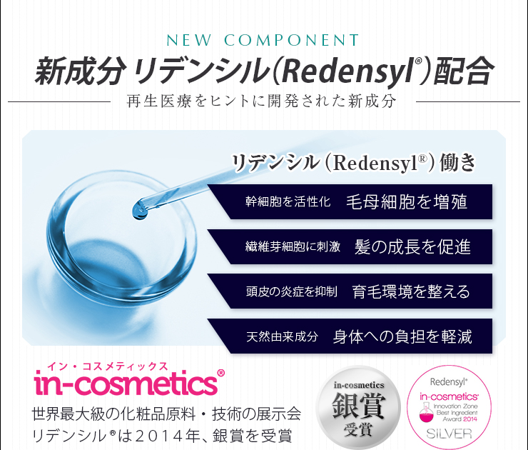 ドクターゼロ リデニカル・スカルプリバイタライジングエッセンス 女性用による育毛効果